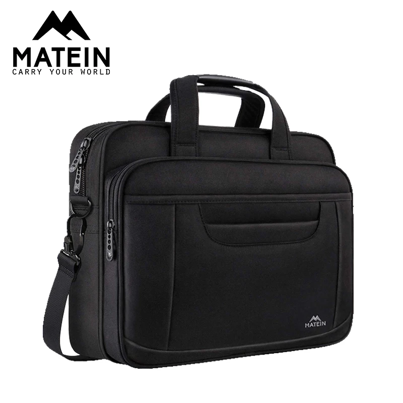 

Matein casual men Briefcase Stylish Nylon Multi-Functional messenger Shoulder Bag for men 15.6inch laptop men business bag