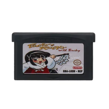 

For Nintendo GBA Video Game Cartridge Console Card Pocky & Rocky English Language US Version