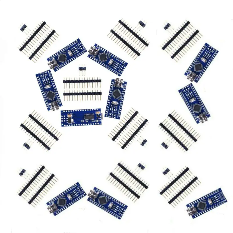 

10x Nano V3 module ATMega328 P CH340G 16MHz miniUSB compatible Arduino