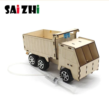 

Saizhi DIY Hydraulic Engineering Truck DIY Children Physical Scientific Experiment Creativity Learning Educational Toys For Kids