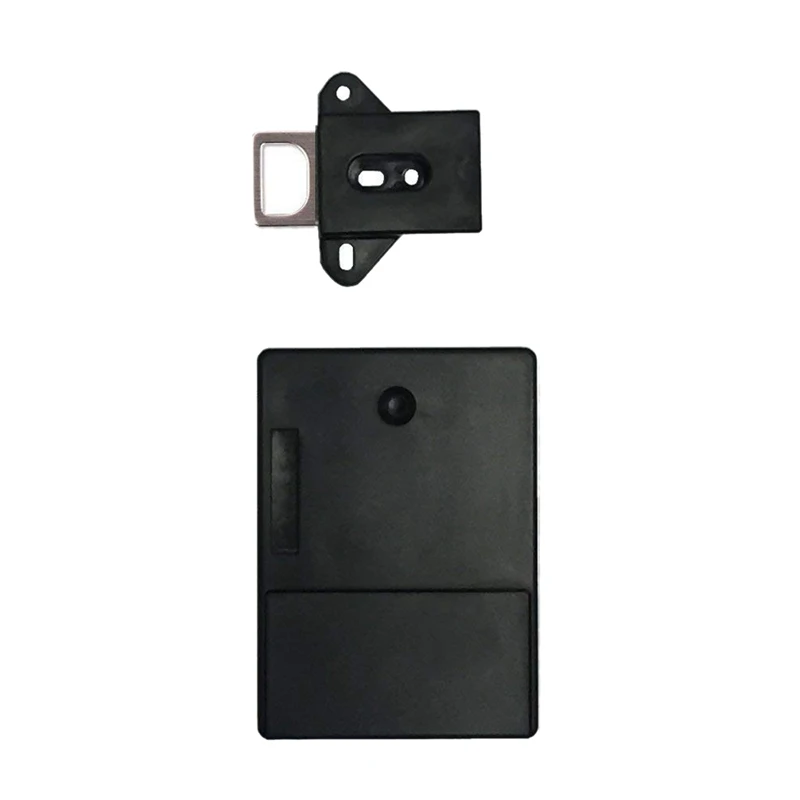 

Black Invisible Rfid Free To Open Intelligent Induction Cabinet Lock Wardrobe Shoe Cabinet Shoe Drawer Door Lock Electronic Dark