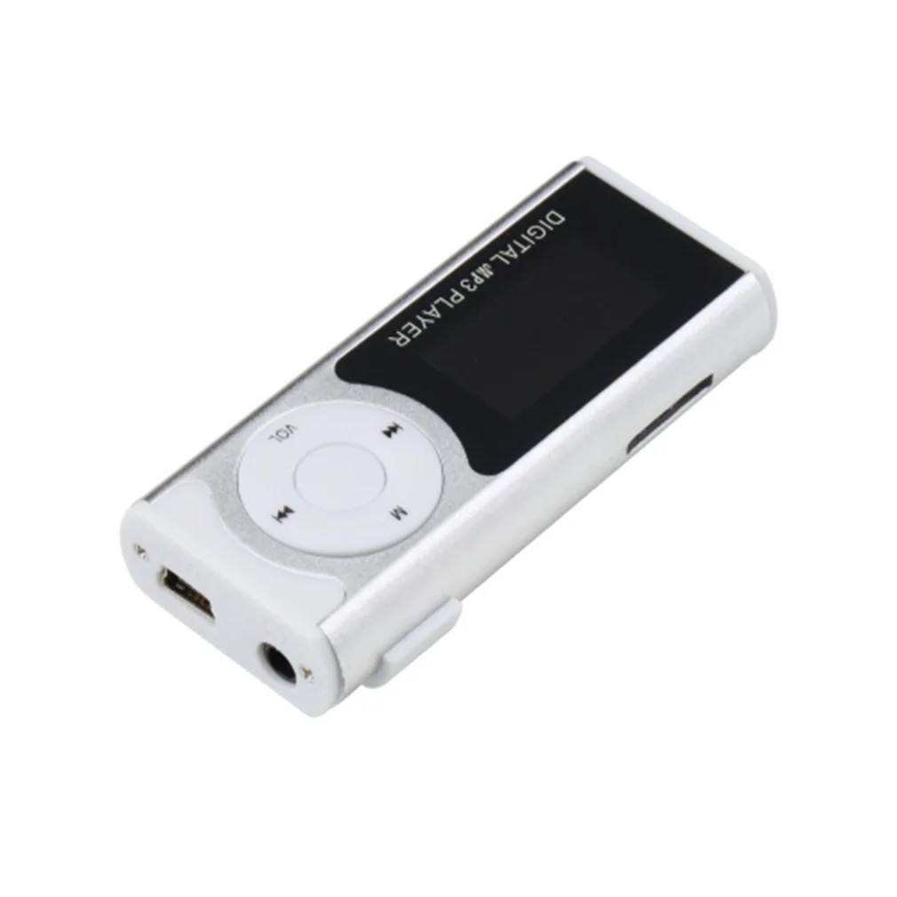 Mini USB Clip MP3 Media Player LCD Screen Support 16GB TF LED Light Exquisitely Designed Durable sony mp3 player