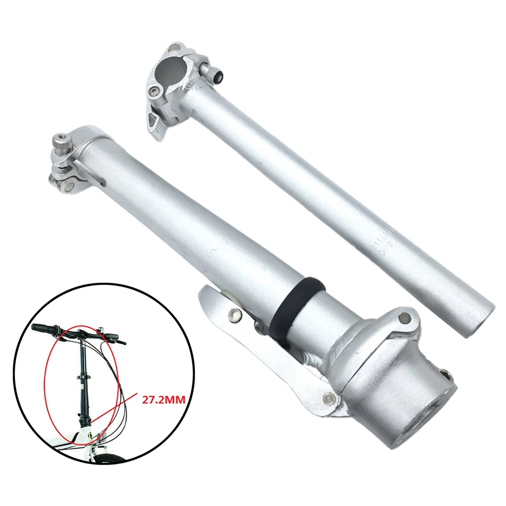 Folding 25.4mm Bicycle Head Tube Stem 28.6mm Handlebar Support Pole for DAHON Brompton Fold Bicycle Part