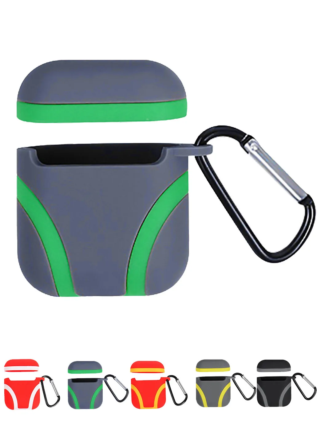 Earphone Case For Apple AirPods 2 Silicone Cover Wireless Bluetooth Headphone for Air Pods Case Protective For AirPods 103#B