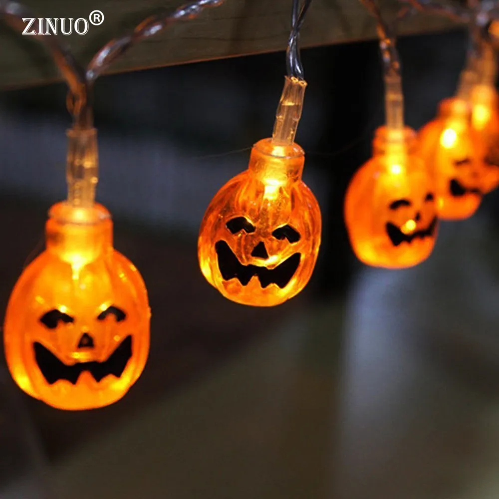 

2019 New Halloween Decoration Pumpkin Fairy Lights Solar Powered LED String Light Lanterns Lamp for DIY Outdoor Party Supplies #