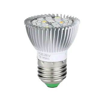 

Led 28w Organic Indoor Plants No Blind Corner Illumination Lamp Hydroponics Greenhouse Plant Growth Bulbs