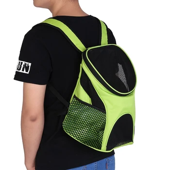 

Pet Dog Carriers Backpack Bags Pet Cat Outdoor Travel Carrier Packbag Portable Zipper Mesh Backpack Breathable Dog Bags Supplies
