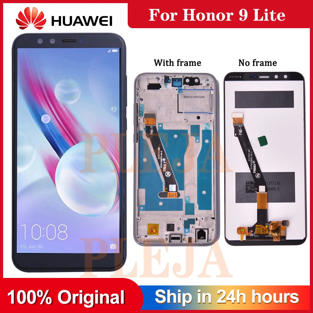 С рамкой для Honor 9 Youth Edition полный ЖК-дисплей + сенсорный экран дигитайзер сборка