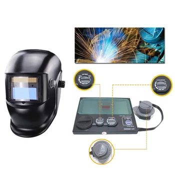 

1pcs Welding Helmet DIN9-DIN13 LCD Screen Solar Auto Darkening Mask Lens