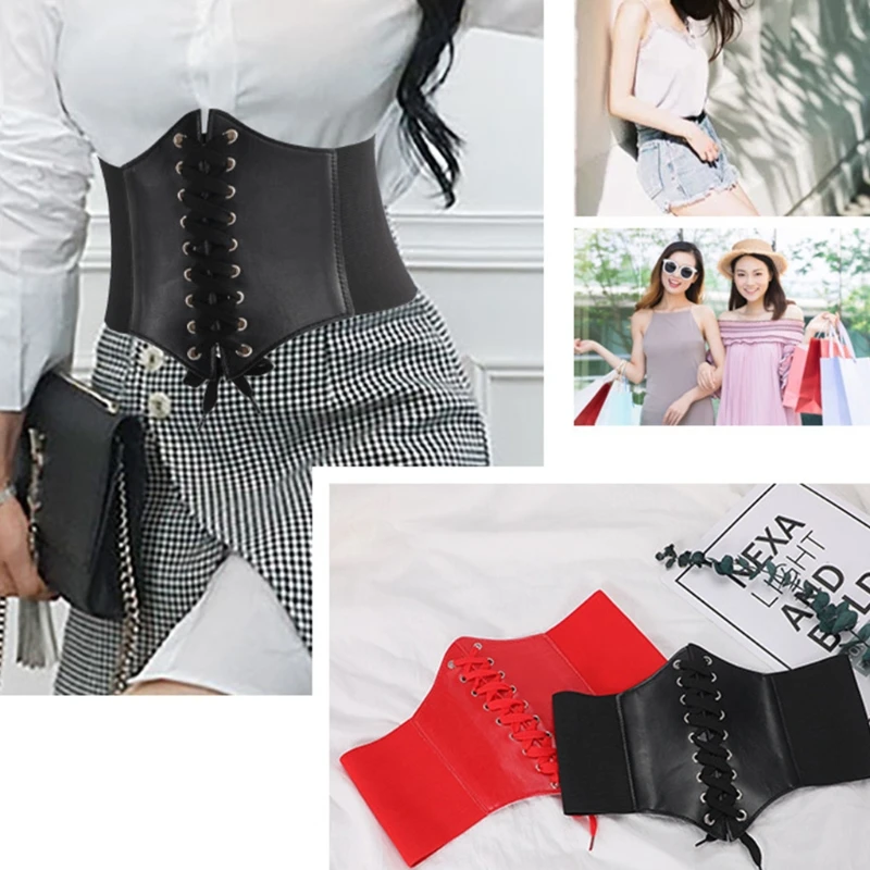 plus size chain belts Fashion Trend Women Body Shaper Buckle Wide Waistband Waist Belt Underbust Corset Belt New Accessories Body Building ladies belt for jeans