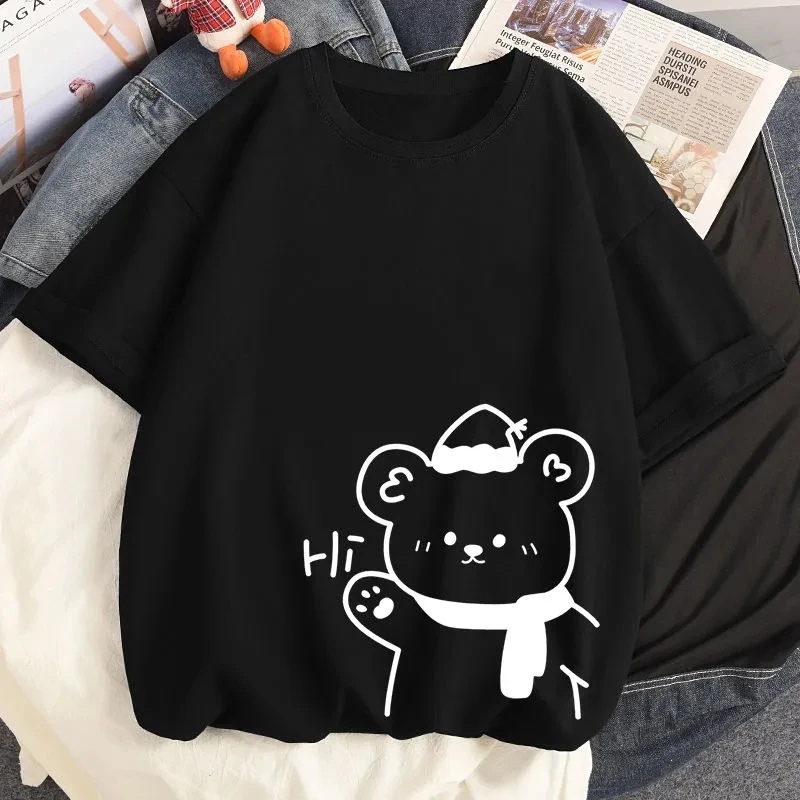 100% хлопок Летние повседневные свободные футболки Harajuku стильная футболка с
