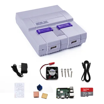 

[BEST SELL]Retroflag SUPERPi Case U For Raspberry Pi 3 Model B+ 3B Case + SENS Gamepads DIY Video Game Console