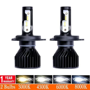 

Super MINI LED H7 H4 bulb Canbus Car Headlights Lamp ZES Chip H11 12000LM 80W H8 H9 9005 9006 HB4 HB3 Bulb Auto Light