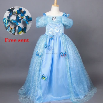 

Cinderella Girls Elsa Dress Costumes For Kids Frozen 2 Cosplay Dresses Princess Anna Dress Children Party Dresses Vestidos
