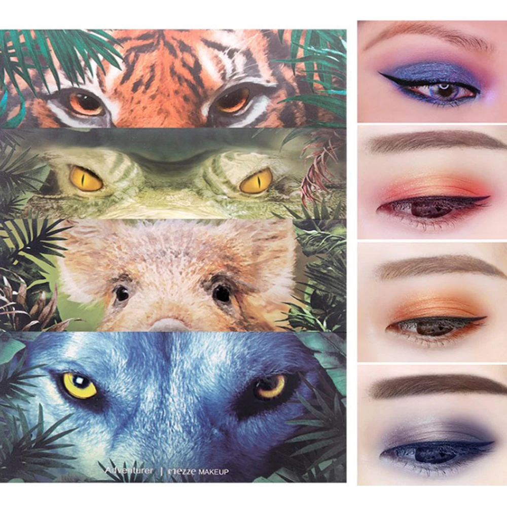 

12 Colors Smooth Shimmer Animal Pattern Matte Pearlescent Glitter Eye Shadow Pigment Eye Shadow Palette Make Up Eyeshadow TSLM1