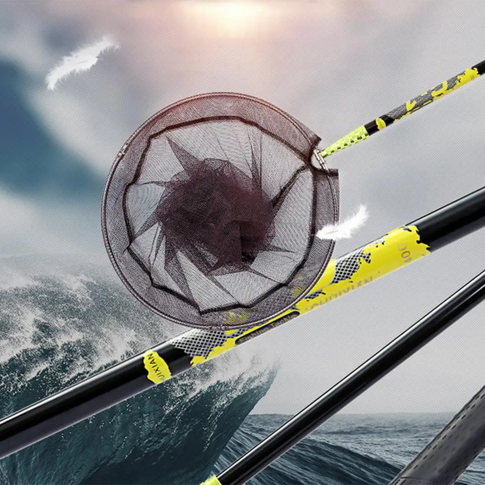 

3/2.1m Fishing Net Ultralight Retractable Carbon Fiber Pole Fish Catch Tool