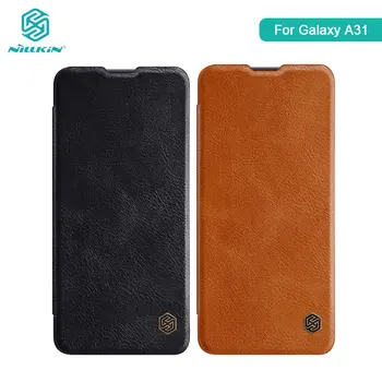 

Nillkin Case for Samsung Galaxy A41 Qin Series PU Leather Flip Cover For Samsung Galaxy A31 Case