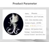 Microworld 3D Metal Animal Puzzle Bath Fire Phoenix Model Steel Warcraft DIY Assembled Jigsaw Detachable Toy Gift For Adult Teen 6