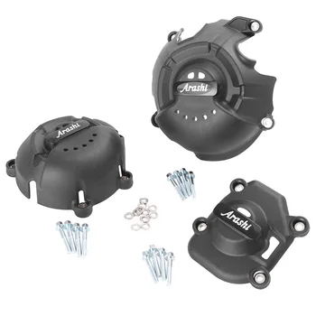 

3pcs/Set Black Motorcycle Engine Case Alternator Generator Stator Guard Cover Protector Set For Kawasaki Z800 Z 800 2013 2014