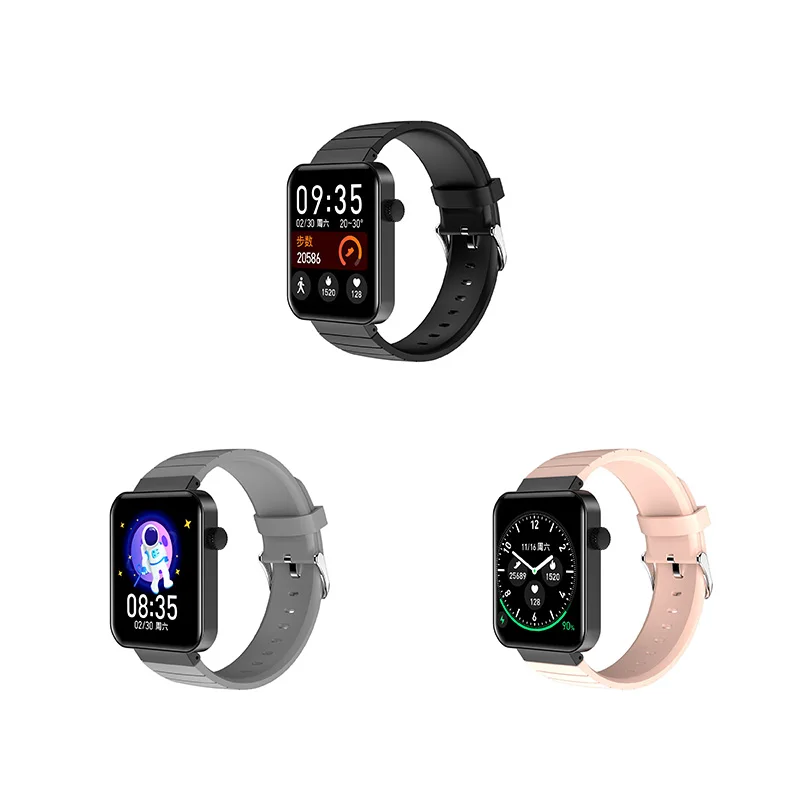 F16 Smart Watch Women 1.54 Inch HD Full Press Sn IP68 Waterproof Heart Rate Monitor Sport Men Smartwatch Black | Электроника