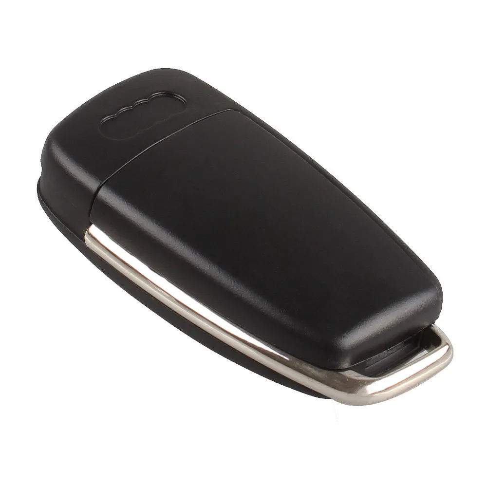 Складной чехол книжка с 3 кнопками для дистанционного ключа Audi A3 A4 A6 A6L A8 TT Quattro Q7