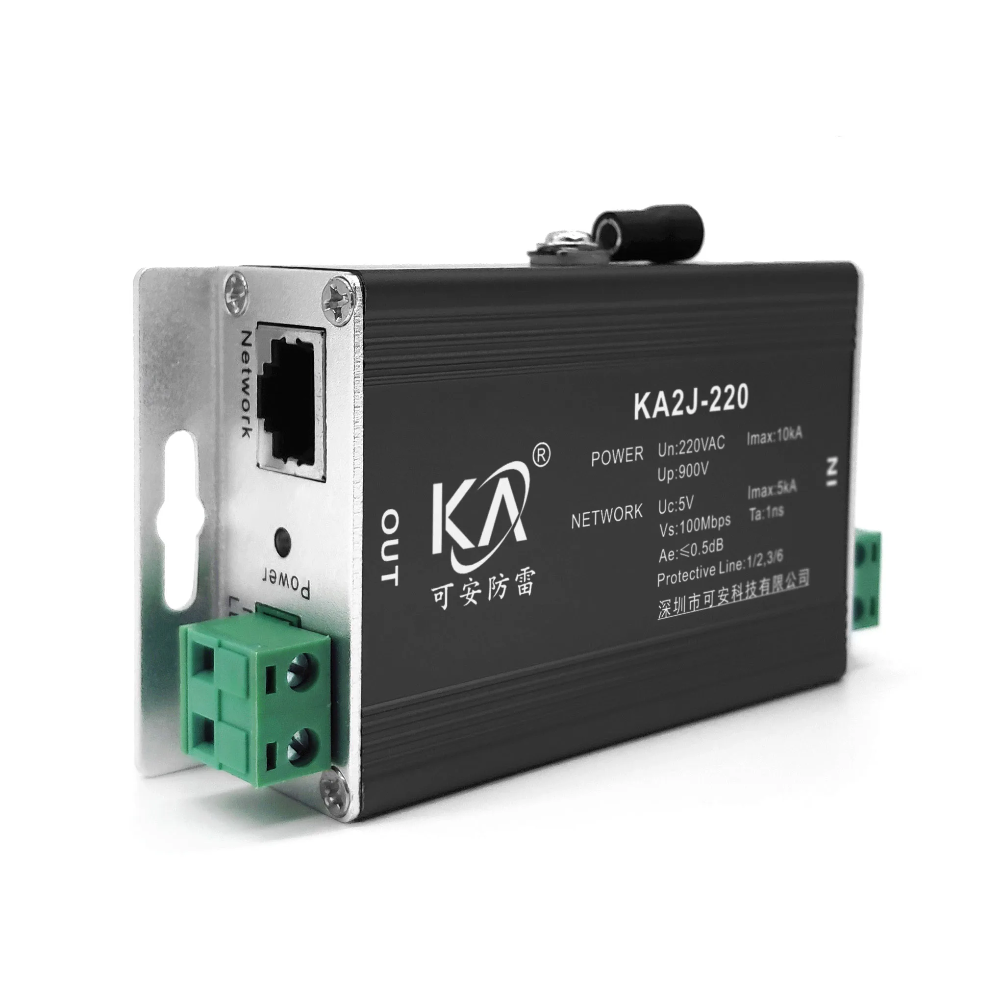 Network Surge Protector device DC/AC SPD Surge Protector AC Thunder Lightning Arrester DC 5-48V AC 275
