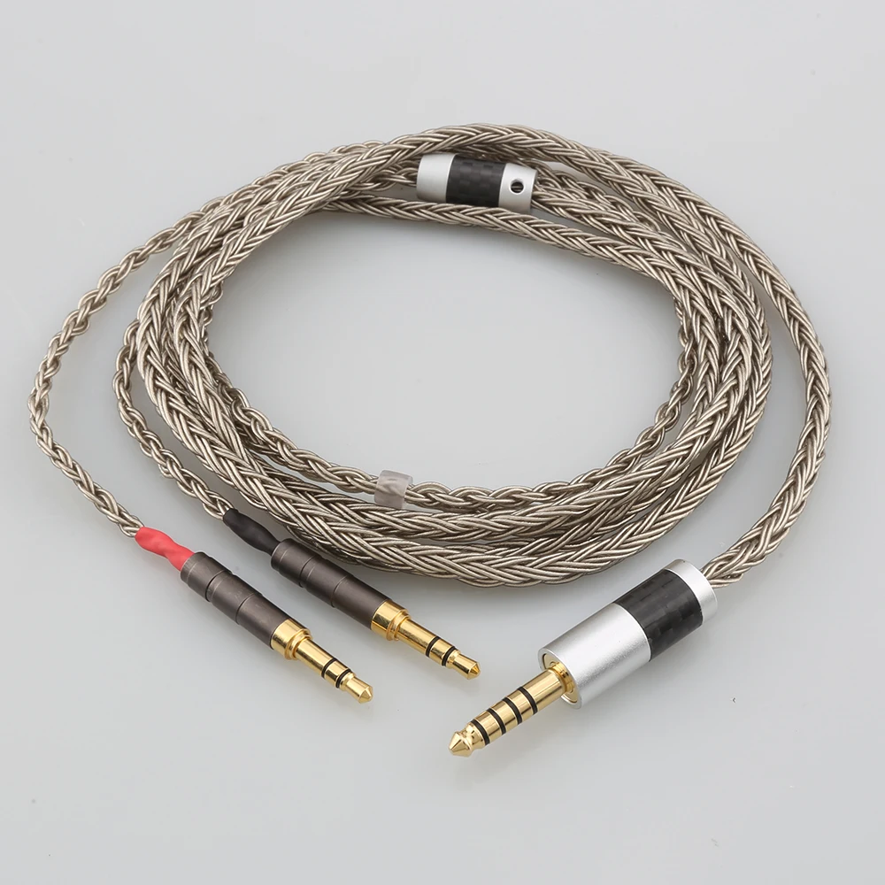 Cabo de Auscultadores para Hifiman Ananda Sundara He1000se He6se He400 Z7m2 Pinos 44 25 mm 16 Núcleos