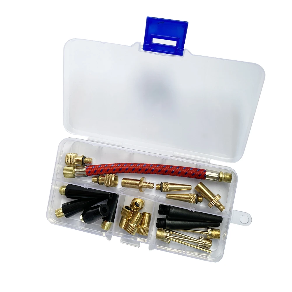 21pcs Tube Air Hose Adapter Kits Bicycle Repair Tools Bicycle Tire