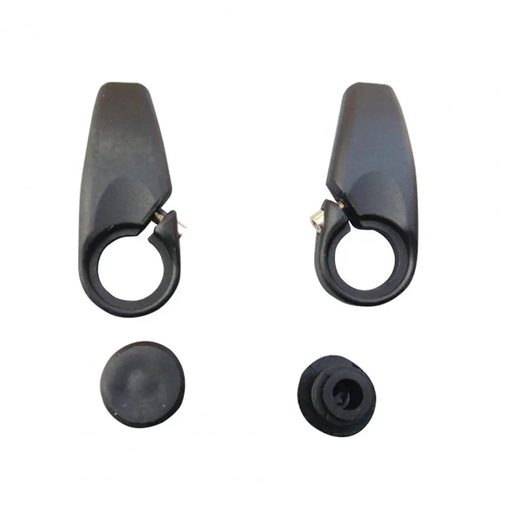 Cycling Aluminum Alloy Bike Lock-on Horn Bicycle Deputy Vice Handlebar 1 Pair