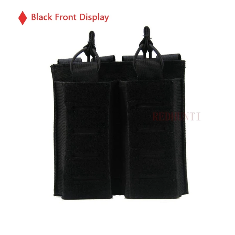 

Molle Open-Top Double Mag Pouch for M4 M14 M16 AK AR Rifle Magazines Mag Pouch Elastic Nylon Holster