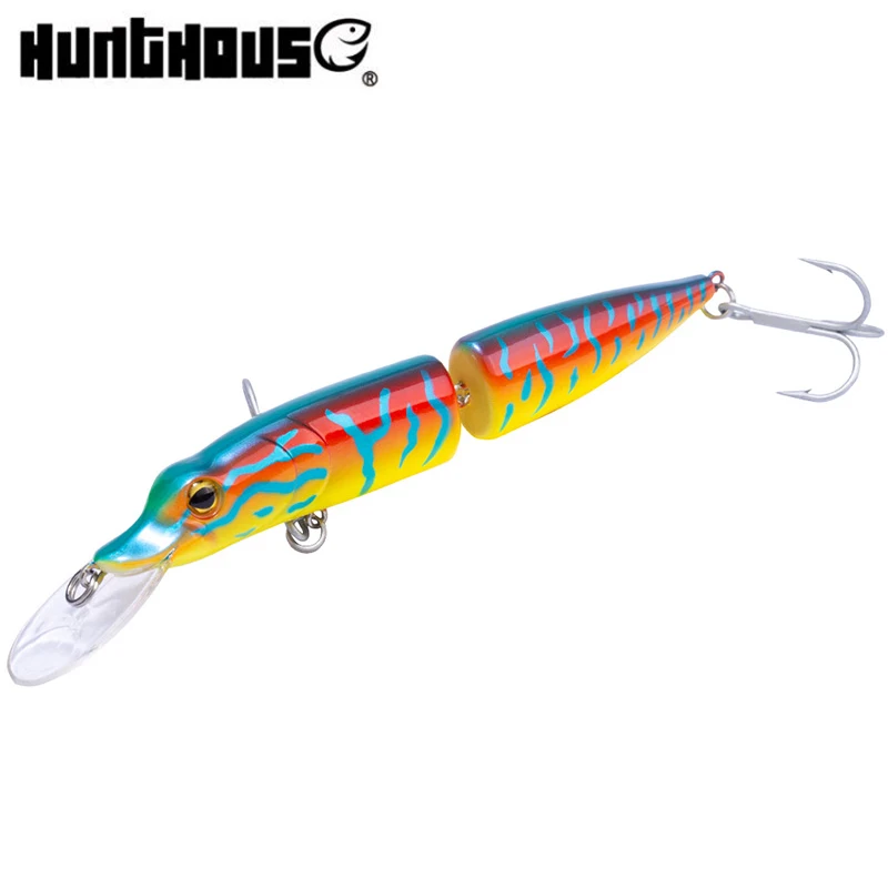 Рыболовная приманка Hunthouse pike wobber muskies гольян рыболовная с жестким соединением