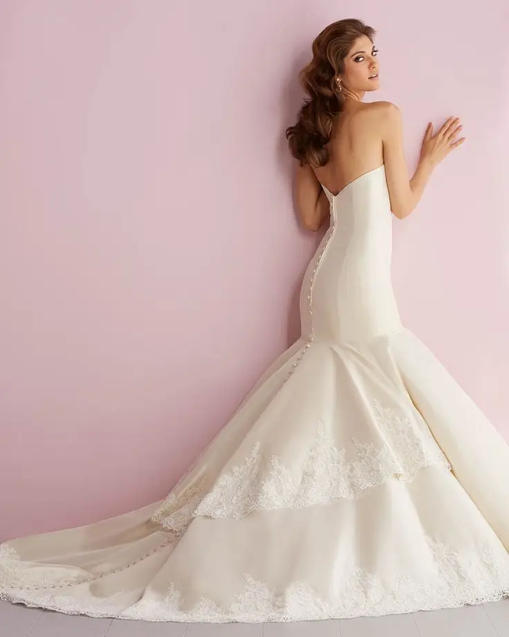 Аппликация пуговица Милая Русалка горячая Распродажа sweetangel vestido de noiva свадебное платье Casamento платья для матери невесты