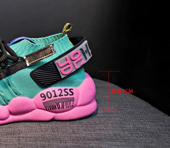 Женские кроссовки на толстой платформе 5 см; женская повседневная обувь из вулканизированной кожи; обувь знаменитостей для папы; женские модные дизайнерские кроссовки