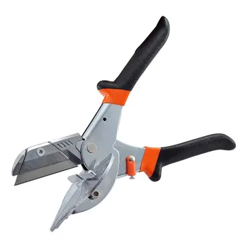 

New Multi-Function Trunking Scissors Scissors Clear Scale Steel Blade Wire Duct Cutter Orange 45/90 Degrees Angle Cutting
