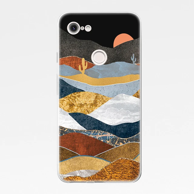Painting Landscape Coque for Google Pixel 5 4 4a 3 3a 2 XL Soft TPU Silicone Phone Cases For Pixel 6 Pro 4XL 3XL 2XL Cover Funda W4787