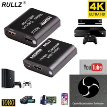 HD 1080P 4K HDMI Карта видеозахвата HDMI к USB 2,0 3,0 цифровая Captura Настольная игра Запись потоковая трансляция в прямом эфире ТВ HDMI петля HD 1080P 4K HDMI Карта видеозахвата HDMI к USB 2,0 3,0 цифровая Captura Настольная игра Запись потоковая трансляция в прямом эфире ТВ HDMI петля