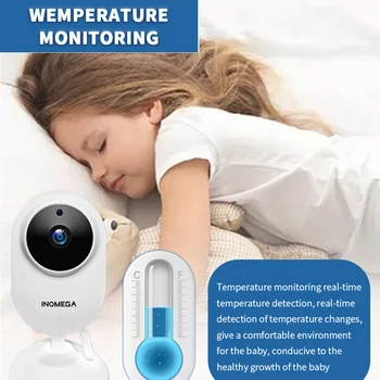 

Wireless Video Color Baby Monitor 4.3 Inch Baby Phone Voice Intercom Monitoring Night Vision Temperature Monitoring Babyfoon