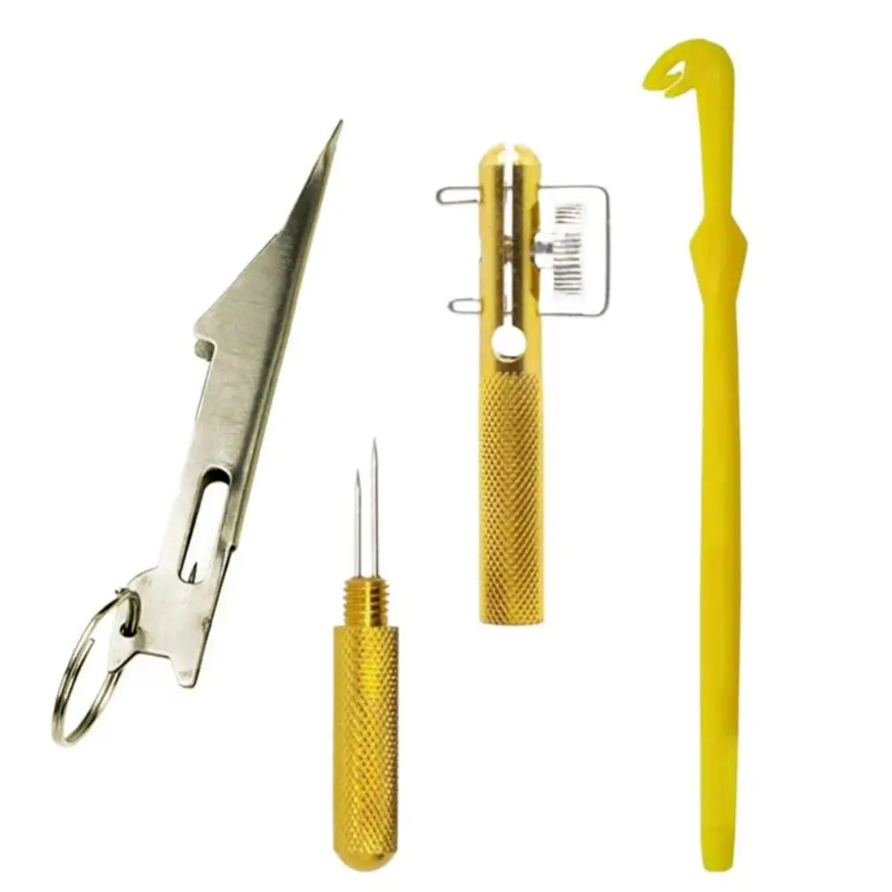 

Fly Fishing Loop Line Cutter Hook Knot Tying Quick Tool Kit Pull Knob Professional DIY Fishing Gear Set