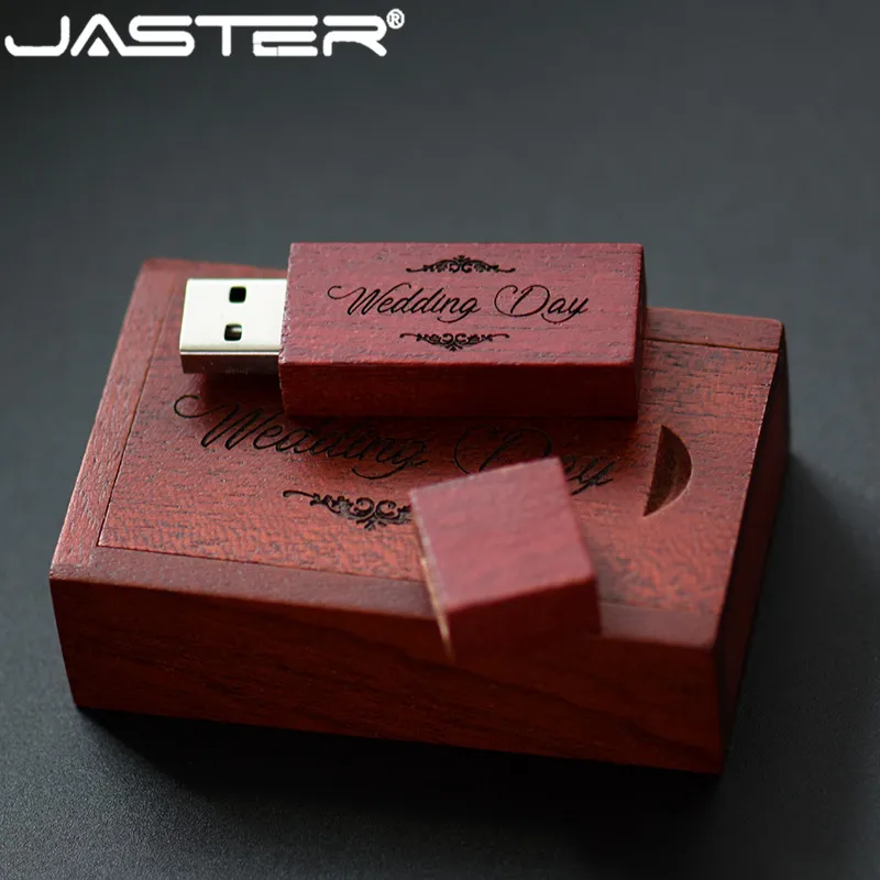 Usb флеш накопитель JASTER в деревянной коробке 4 32 Гб|USB флэш-накопители| |