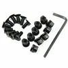 20Pcs/lot Metal Screw And Nut Replacement Set Fit M-LOK Rail Sections For Hunting Keymod Rail Sections Accessories New 2