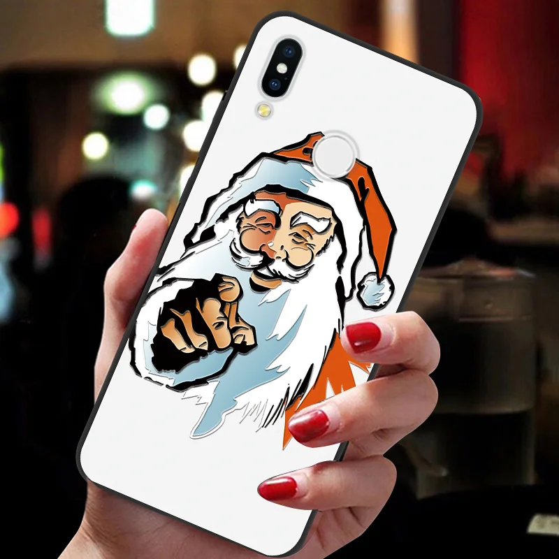 Рождество Лось ТПУ для Fundas huawei Honor 10 8X P8 P10 P9 P20 P30 Lite P Smart mate 20 Pro Y6 nova 3 3i 3D рельефный чехол