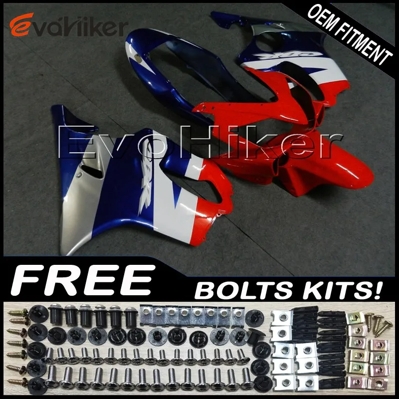 Custom fairing for CBR600F4i 2004-2007 ABS plastic motorcycle panels Injection mold blue flames+Gifts - Цвет: Y