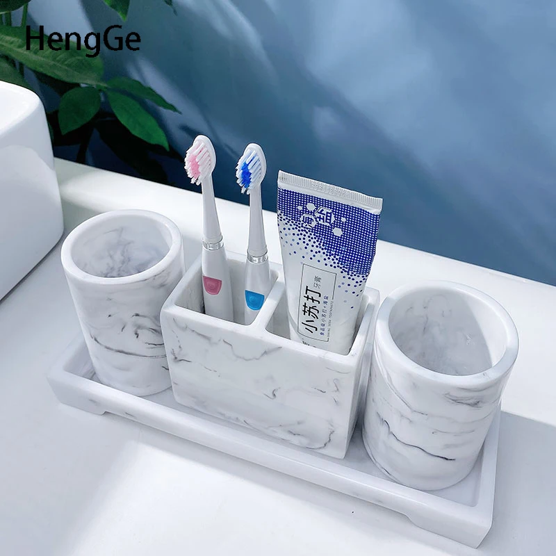 

Держатель для зубной щетки Северной Европы, набор для ванной комнаты, модный стакан для зубной щетки, чашка для рта, туалет, домашний комплект для мытья, Товары для ванной комнаты