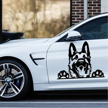 

Cute Dog Vinyl Wrap Car Stickers Window Decal Vinyl Art Pattern Art Car Body Stickers Waterproof