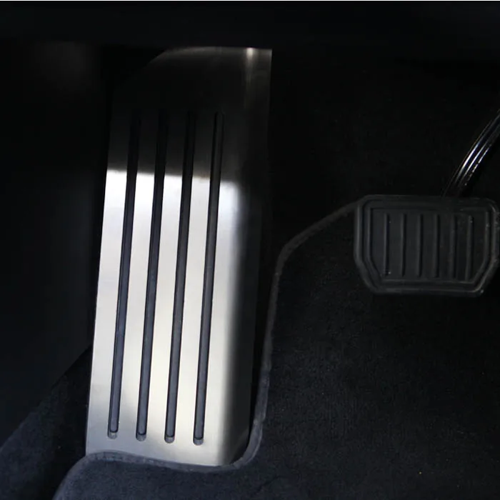 1 pcs Педаль для Tesla модель 3 алюминиевый сплав акселератор педаль тормоза нержавеющая педаль для отдыха Накладка авто аксессуары - Цвет: 1 pcs