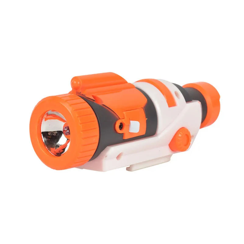 Flashlight Аксессуары для Nerf универсальный совместимый мягкий поезд "Пуля" части снайперский пистолет Элитный прицел для Nerf пистолет - Цвет: Flashlight