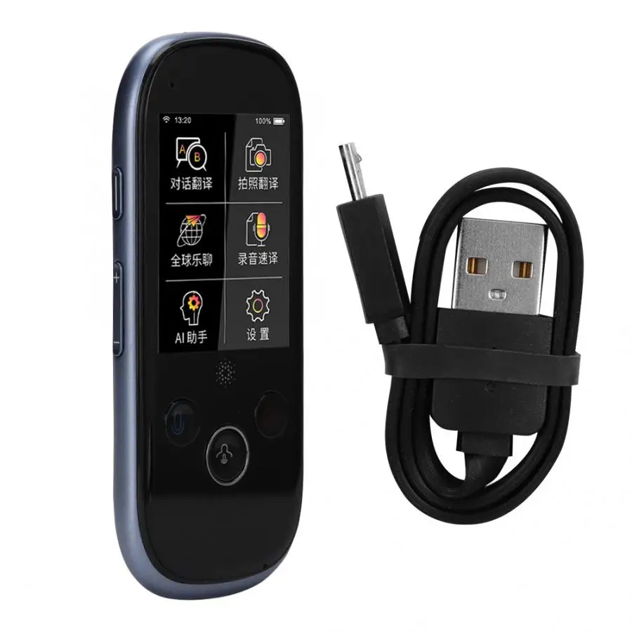 K1 Pro 2,4 дюймов карманный переводчик сенсорный экран wifi 45 языков камера Интеллектуальный голосовой переводчик