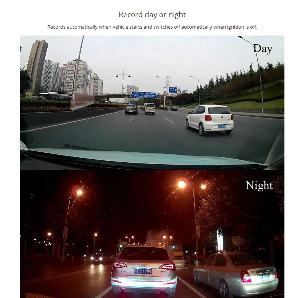Автомобильный видеорегистратор XIAOMI с двумя объективами, Full HD 1080 P, 4 дюйма, ips, переднее+ заднее синее зеркало, ночное видение, видео регистратор, парковочный монитор