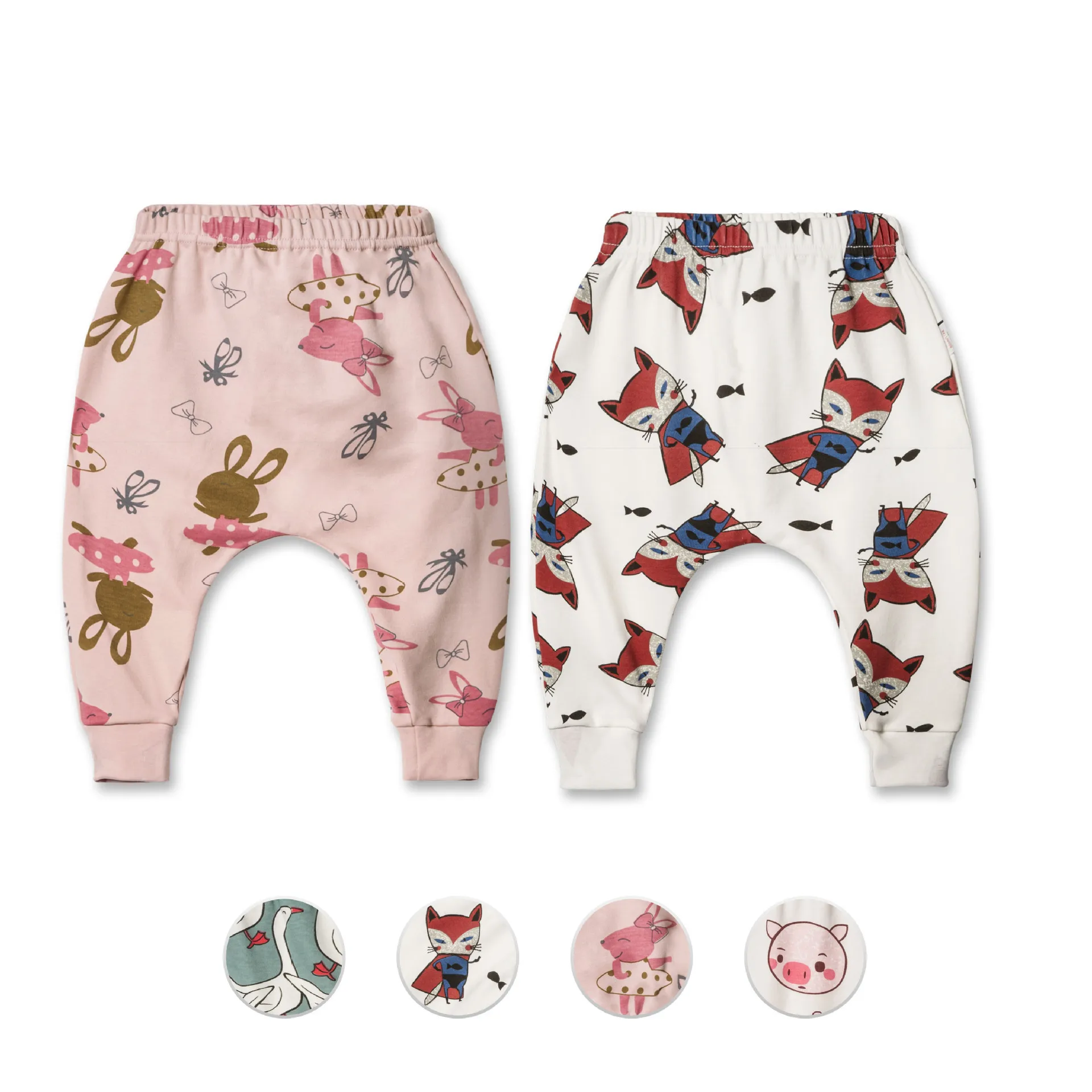 Новые стильные штаны-шаровары для маленьких мальчиков и девочек детские штаны Большие Штаны для младенцев эластичная партия, 1006c