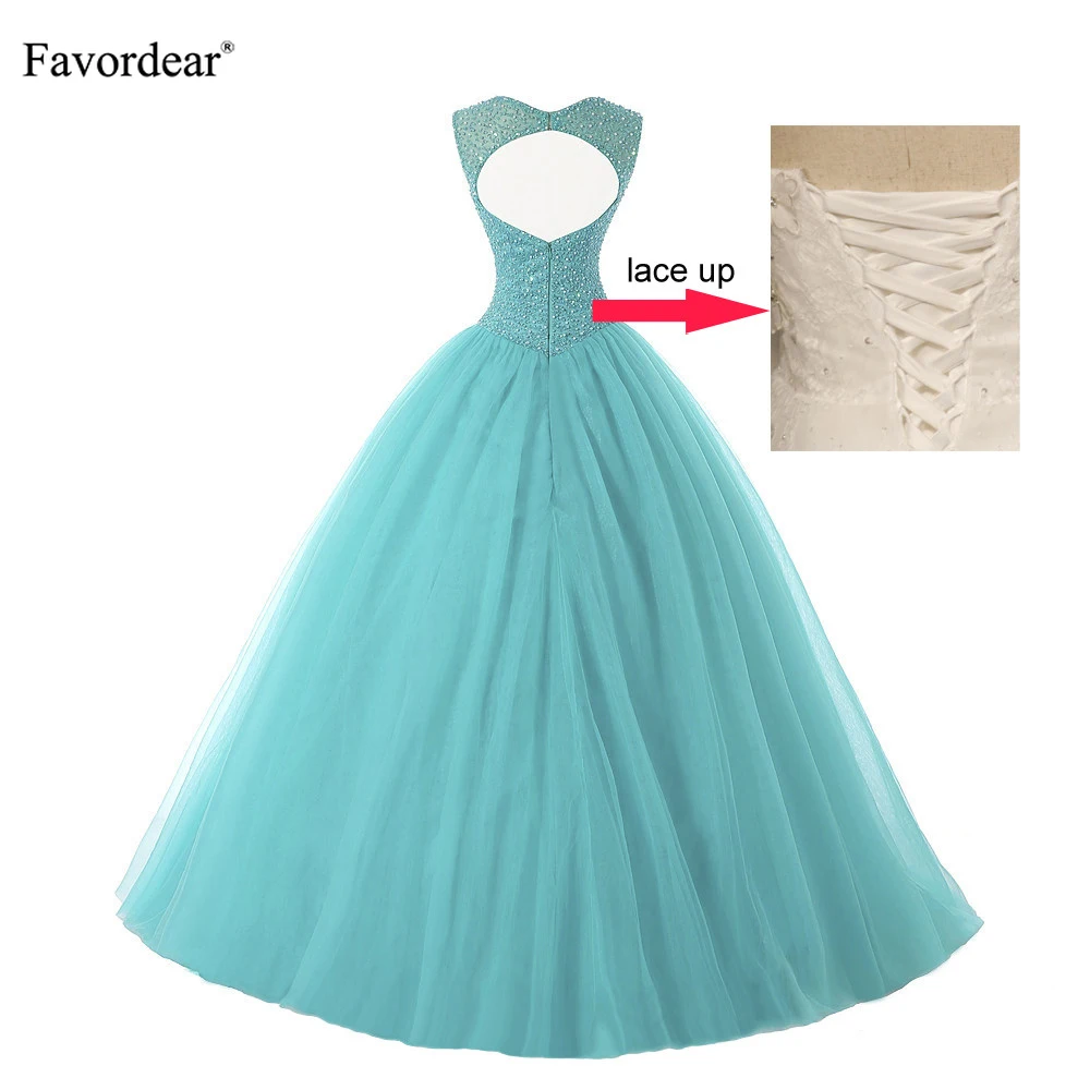 Favordear Vestido De 15 Anos бордовое Мятное черное бирюзовое платье с бисером бальное платье милое 15 нарядное платье с открытой спиной